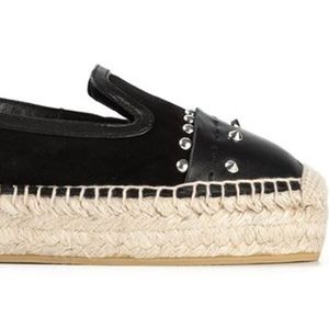 Alexander McQueen Black Espadrilles Slip On 38 8